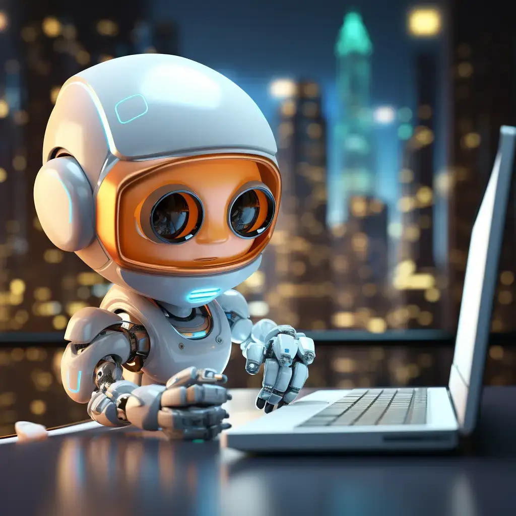 chat gpt4 un robot programmant le code de chat gpt 4